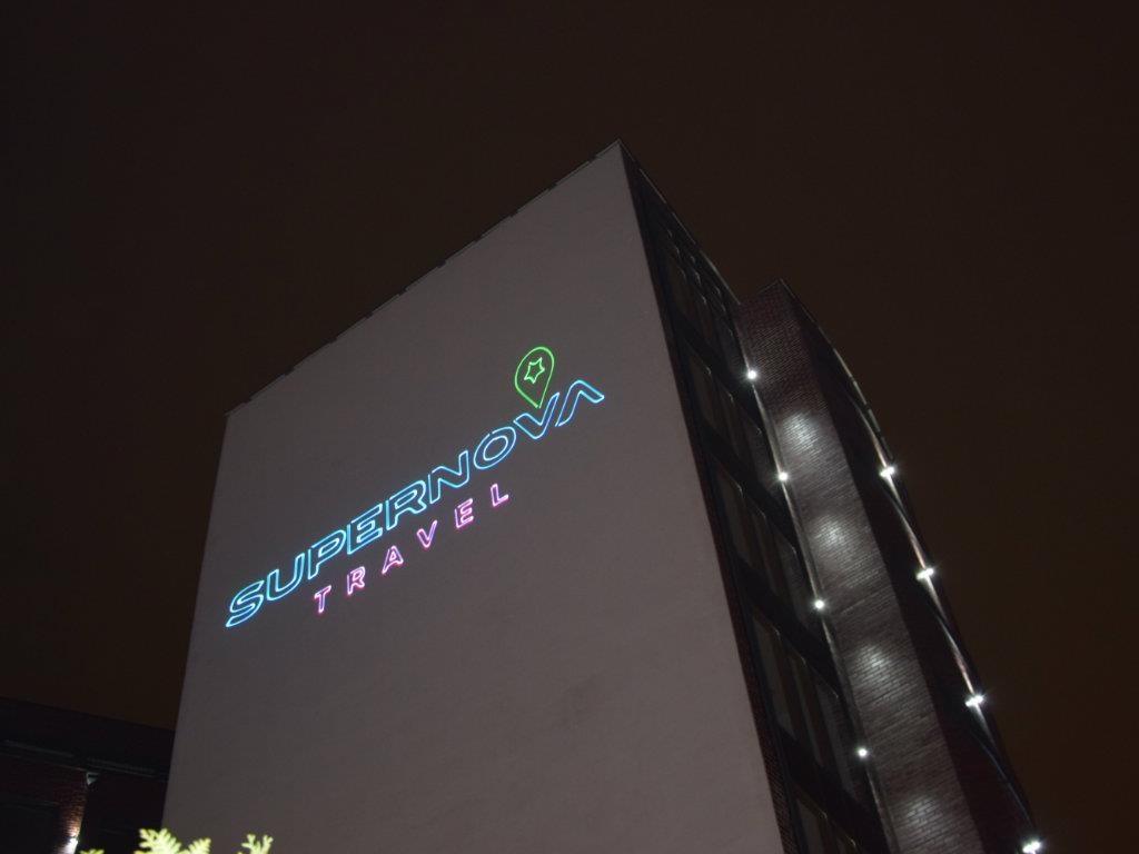 Laser-bilbord