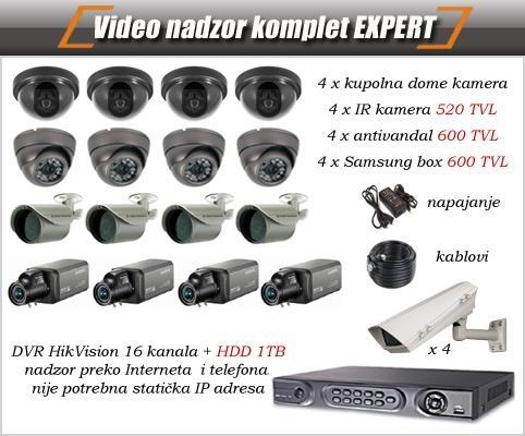 Video nadzor kompleti – DVR Snimači, PC DVR K