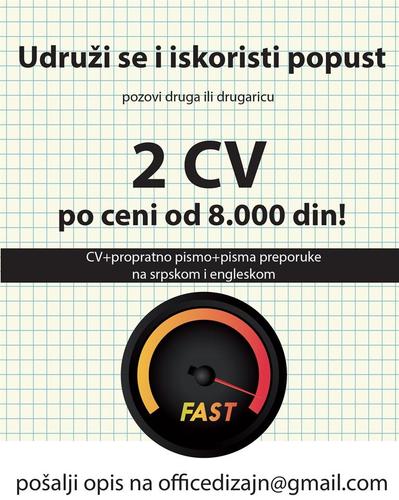 Izrada CV na srpskom i engleskom