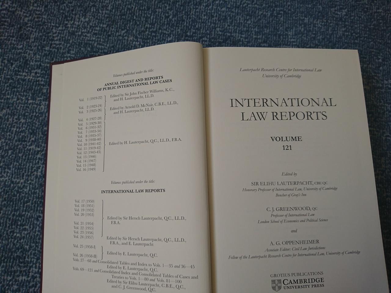 International-Law-Reports---Volume-121