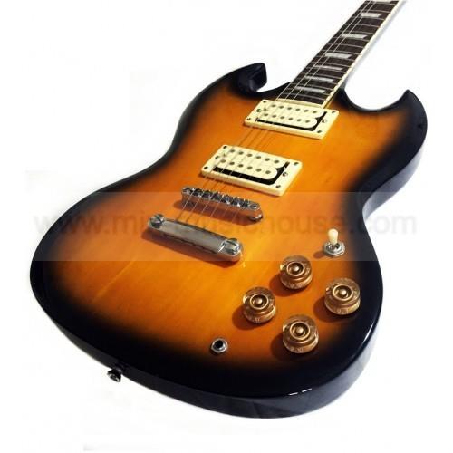 Akcija! !! Maxtone EGC100SB Električna gitara Maxt