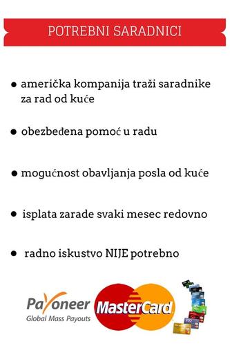 rad od kuce kao dodatna zarada