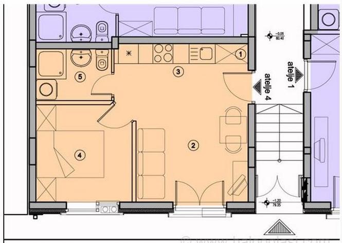 Stambeni objek. 30m2 Vila Savamala, Centar