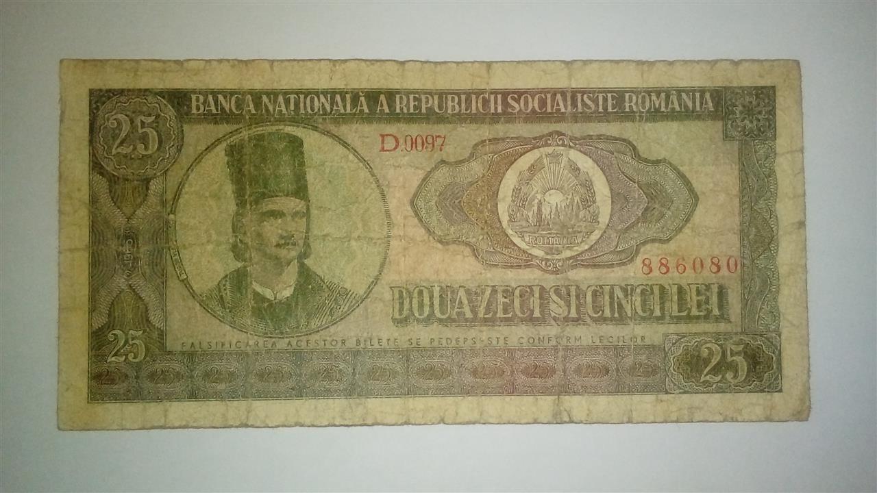 25-lei-1966----Rumunija