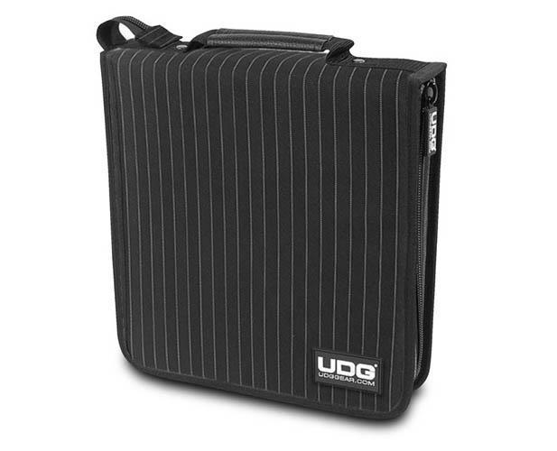 UDG CD Wallet 128 Black/Grey Stripe