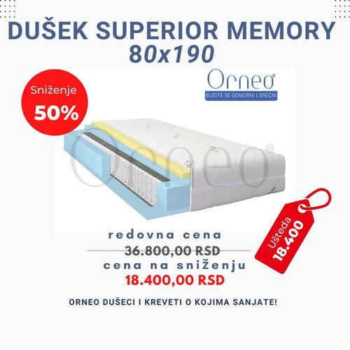 Dusek Superior Memory 80x190