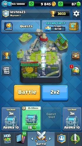 Clash Royale nalog