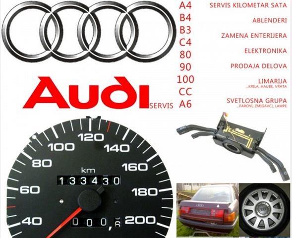 AUDI DELOVI KM SAT SERVIS