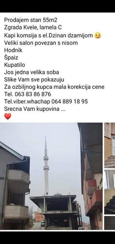 Stan 55m2 1 sprat ulaz C 
1 / 1 ... 41.000E kapi komsija s e