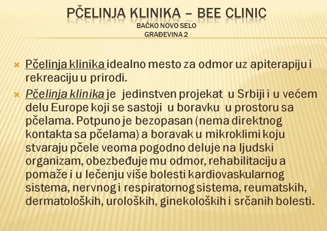 Pcelinja klinika-BEE CLINIC