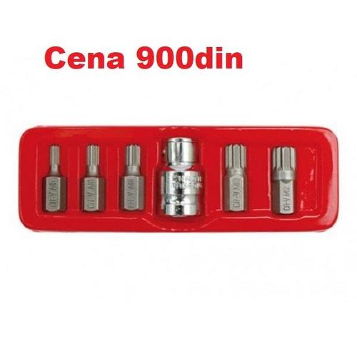 Set nastavaka Spline M5-M12, 6 komada