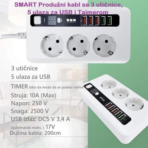 Produzni kabl sa tri uticnice  