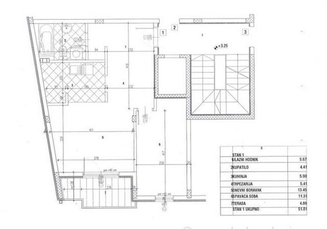 Stan 51m2 u Centar