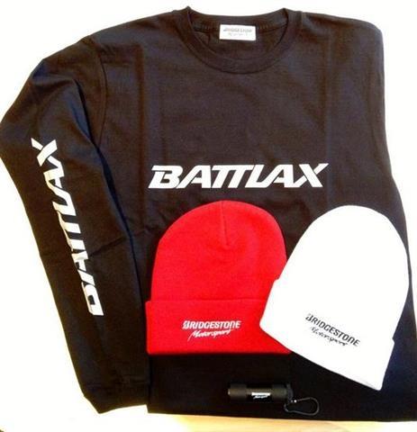 Official Bridgestone merchandise pack