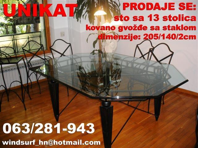Stol-i-stolice---kovano-gvozdje---staklo