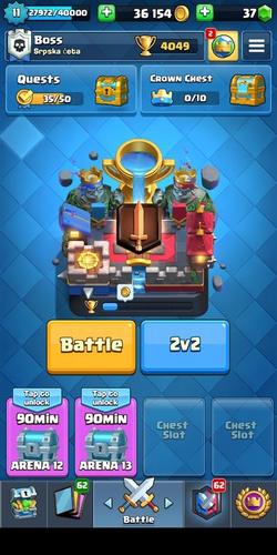 Odlican Clash Royale nalog