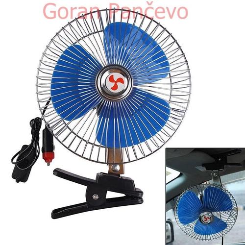 Auto ventilator 12V - štipaljka