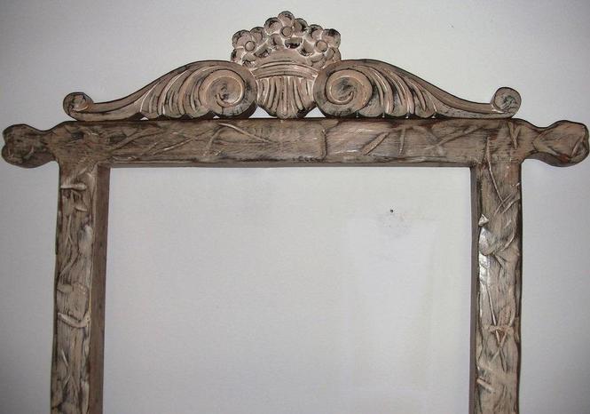 Drveni ram shabby chic 1