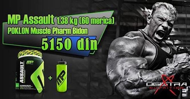 Assault 1.4 kg i GRATIS bidon