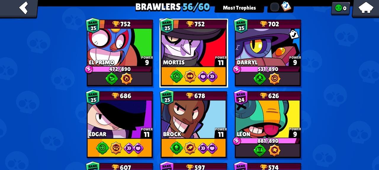 Prodajem-acc-u-brawl-starsu