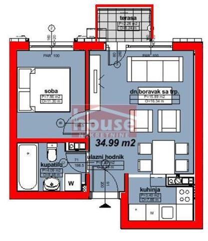 Stan 35m2 Detelinara