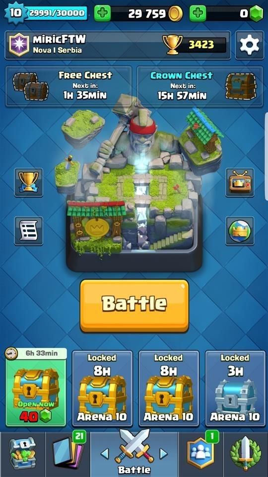 Clash-royale-account